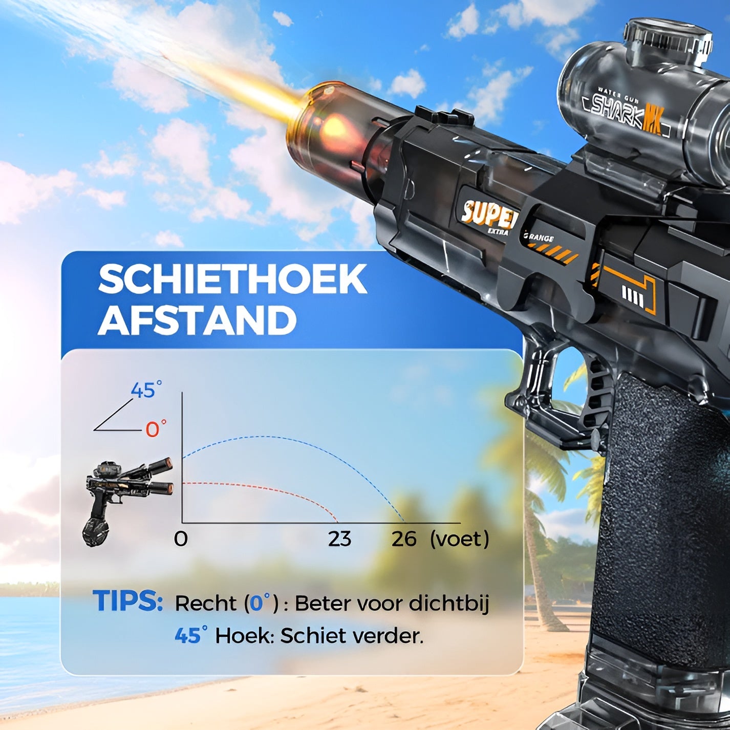 Airsy Splash™ – Elektrisch Waterpistool